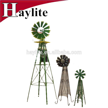 Kleine tragbare Metallgartenwindmühle als lowes dekorativ